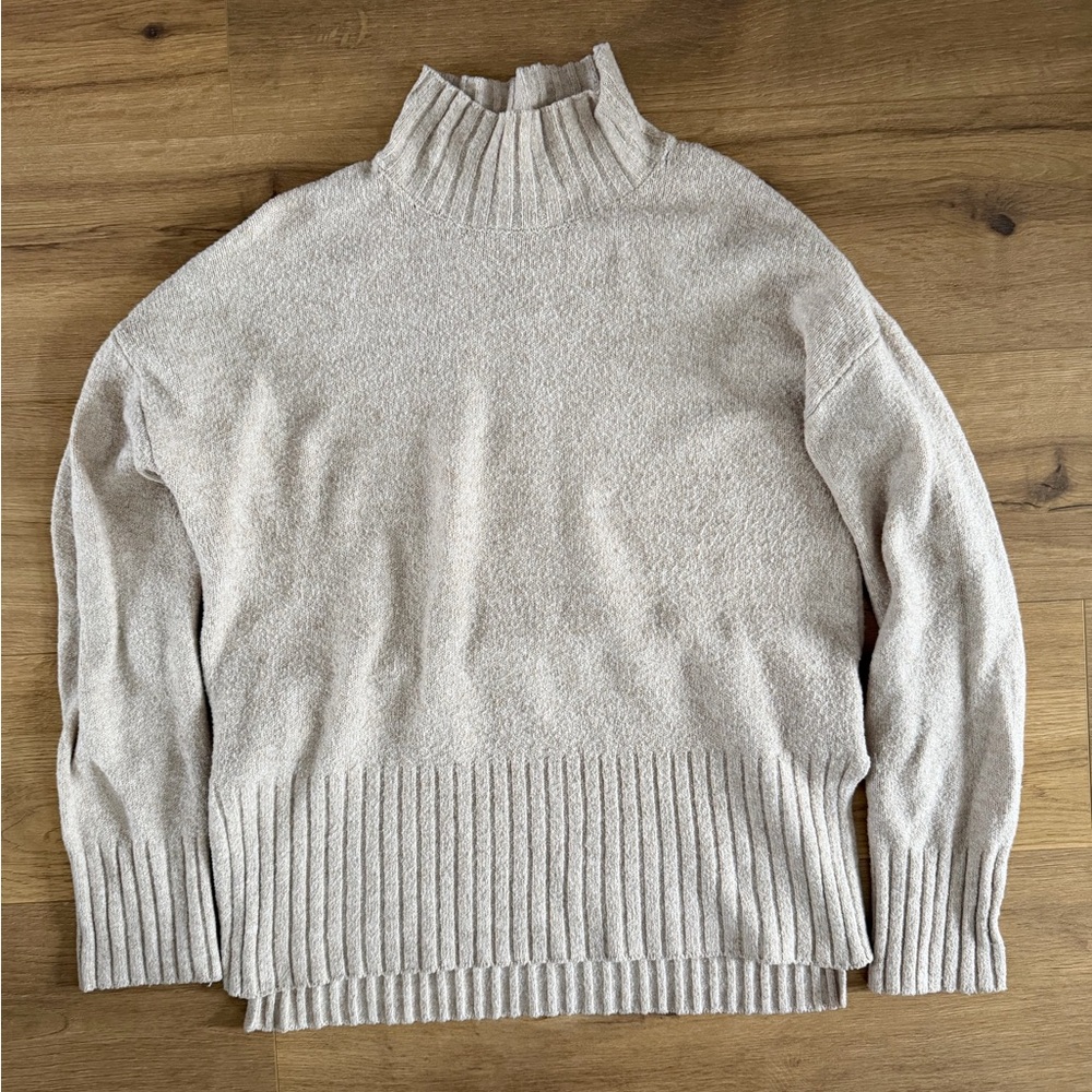 Rachel Zoe Cream Turtleneck Sweater